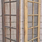 28"x85" Antique Vintage Old Reclaimed Salvaged SOLID Wood Wooden Interior French Door 10 Windows Wavy Glass