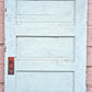 4 available 30"x77.5" Antique Vintage Old Salvaged Reclaimed SOLID Wood Wooden Interior Doors 5 Raised Ladder Panels