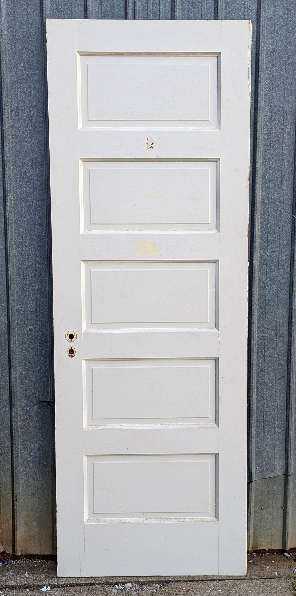2 available 28"x80" Antique Vintage Old Reclaimed Salvaged SOLID Wood Wooden Bathroom Pantry Closet Interior Doors 5 Raised Panels