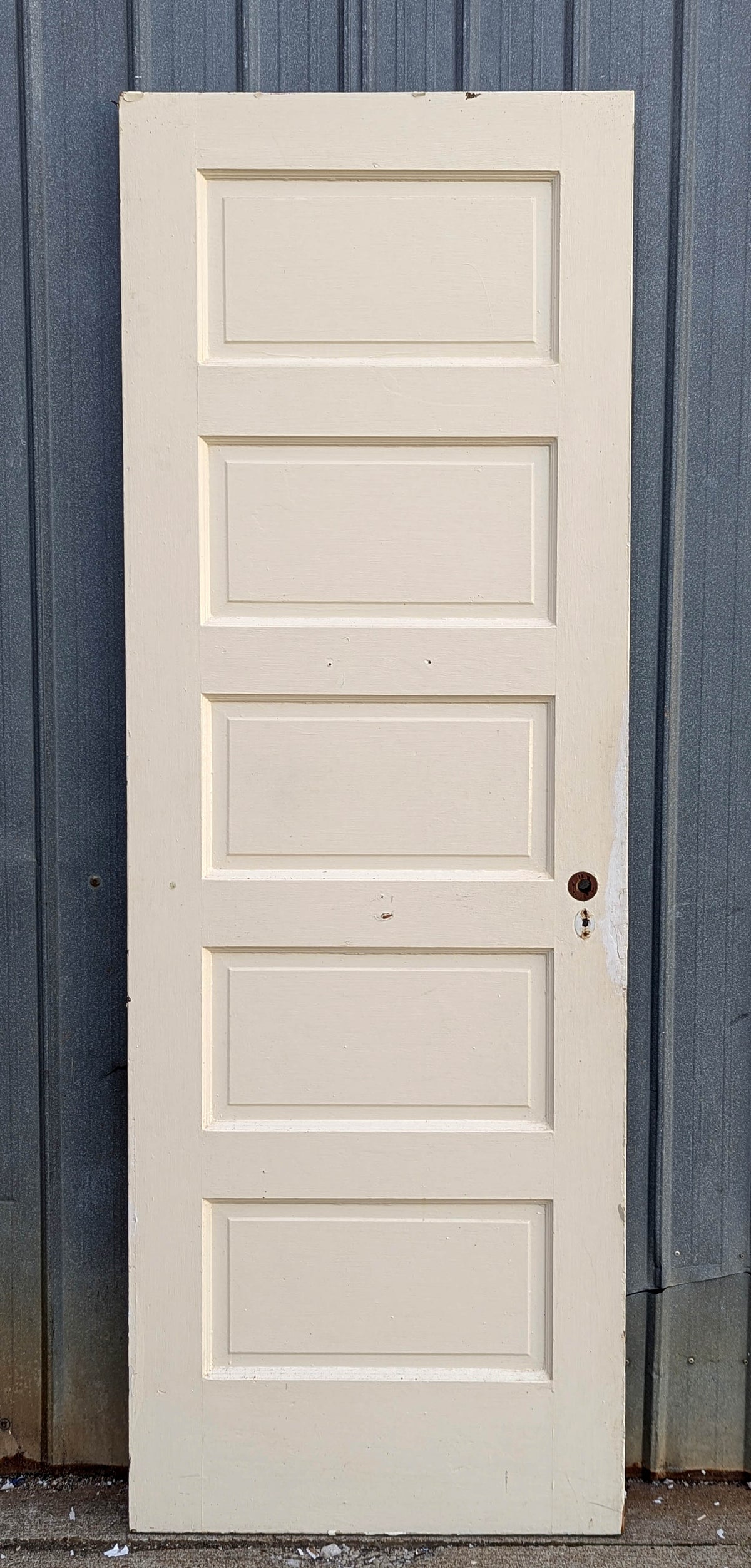 2 available 28"x80" Antique Vintage Old Reclaimed Salvaged SOLID Wood Wooden Bathroom Pantry Closet Interior Doors 5 Raised Panels