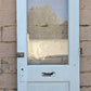 32"x79"x1.75" Antique Vintage Old Reclaimed Salvaged SOLID Wood Wooden Side Back Entry Exterior Door Window Glass Lite Hardware Lock Hinges