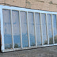 Pair of 52"x54" Antique Vintage Old Reclaimed Salvaged SOLID Wood Wooden Double Hung Sash 8 Divided Windows Wavy Glass Lites Panes