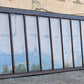 Pair of 52"x54" Antique Vintage Old Reclaimed Salvaged SOLID Wood Wooden Double Hung Sash 8 Divided Windows Wavy Glass Lites Panes
