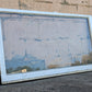 Pair of 52"x54" Antique Vintage Old Reclaimed Salvaged SOLID Wood Wooden Double Hung Sash 8 Divided Windows Wavy Glass Lites Panes