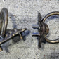 4 Pairs available Vintage Antique Old Lion Head Brass Steel Metal Furniture "Pulaski" Dresser Drawer Cabinet Door Drop Ring Pulls Handles