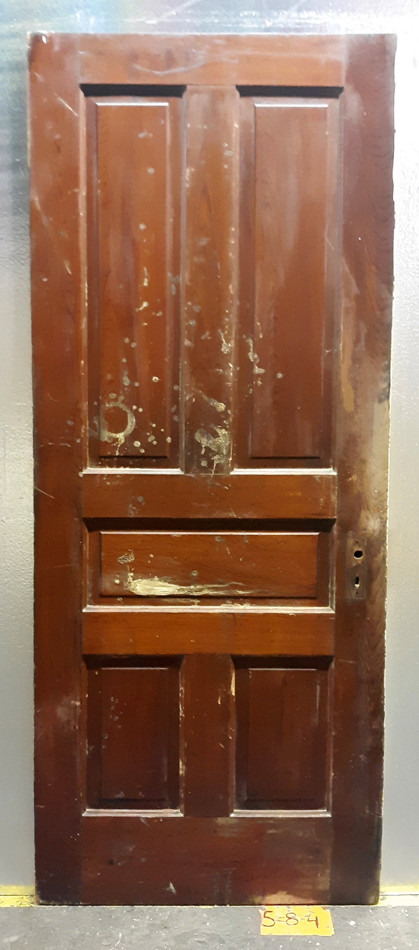 3 avail 30x78" Antique Vintage Old Reclaimed Salvaged Victorian Interior Wood Wooden Doors 5 Panels