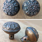 Antique Vintage Old Reclaimed Salvaged Neo Classical Copper Cast Iron Interior Door Lockset Knob Plate Lock