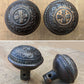 Antique Vintage Old Reclaimed Salvaged Eastlake Victorian Bronze Steel Interior Door Lockset Knob Plate Lock