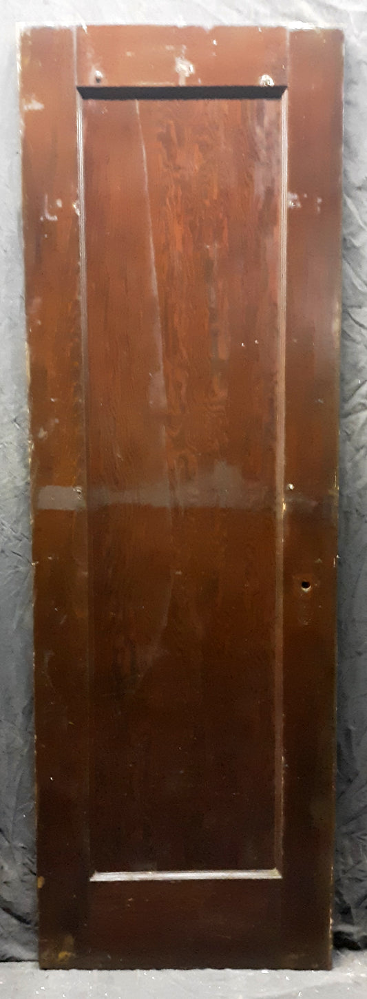 24"x77.5" Antique Vintage Old Reclaimed Salvaged SOLID Wooden Interior Pantry Door Single Panel