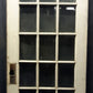 36"x80"x1.75" Antique Vintage Old Reclaimed Salvaged Wood Wooden Exterior French Door Beveled Glass