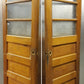 32"x80" Antique Vintage Old Reclaimed Salvaged SOLID Wood Wooden Entry Door 3 Window Wavy Glass