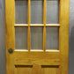32"x79" Antique Vintage Old Reclaimed Salvaged SOLID Wood Wooden Exterior Entry Door Window Wavy Glass