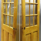 32"x79" Antique Vintage Old Reclaimed Salvaged SOLID Wood Wooden Exterior Entry Door Window Wavy Glass