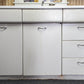 54"W Vintage Antique Old Porcelain Steel Single Basin Double Washboard Farm Farmhouse Sink Metal Cabinet