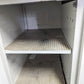 54"W Vintage Antique Old Porcelain Steel Single Basin Double Washboard Farm Farmhouse Sink Metal Cabinet