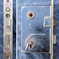 2 available Vintage Antique Old Salvaged Reclaimed Craftsman Style Copper Brass Steel Exterior Entry Door Set Knob Plate Lock Lockset Key