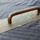 4"x16" Antique Vintage Old Reclaimed Salvaged SOLID Cast Bronze Entry Exterior Door Handle Pull Plate