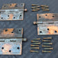 4 Pair available 4"x4" Antique Vintage Old Reclaimed Salvaged Steel Bronze Copper Ball Tip Finial Exterior Entry Door Hinges Screws