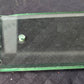 Single 3.5"x12" Antique Vintage Old Clear Beveled Glass Swinging Door Push Finger Plate