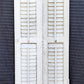 2 available Pair 28"x36" Antique Vintage Old SOLID Wood Wooden Bifold Window Shutter Plantation Style Adjustable Louver