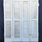 2 available Pair 28"x36" Antique Vintage Old SOLID Wood Wooden Bifold Window Shutter Plantation Style Adjustable Louver