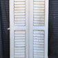 2 available Pair 28"x36" Antique Vintage Old SOLID Wood Wooden Bifold Window Shutter Plantation Style Adjustable Louver