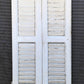 2 available Pair 28"x36" Antique Vintage Old SOLID Wood Wooden Bifold Window Shutter Plantation Style Adjustable Louver