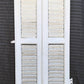 2 available Pair 28"x36" Antique Vintage Old SOLID Wood Wooden Bifold Window Shutter Plantation Style Adjustable Louver
