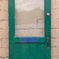 2 available 36"x82"x1.75" Antique Vintage Old Reclaimed Salvaged Wood Wooden Entry Exterior Door Half Length Window Tempered Glass Pane Lite Panel Hardware