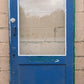 2 available 36"x82"x1.75" Antique Vintage Old Reclaimed Salvaged Wood Wooden Entry Exterior Door Half Length Window Tempered Glass Pane Lite Panel Hardware