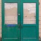 2 available 36"x82"x1.75" Antique Vintage Old Reclaimed Salvaged Wood Wooden Entry Exterior Door Half Length Window Tempered Glass Pane Lite Panel Hardware