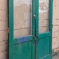 2 available 36"x82"x1.75" Antique Vintage Old Reclaimed Salvaged Wood Wooden Entry Exterior Door Half Length Window Tempered Glass Pane Lite Panel Hardware
