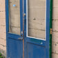 2 available 36"x82"x1.75" Antique Vintage Old Reclaimed Salvaged Wood Wooden Entry Exterior Door Half Length Window Tempered Glass Pane Lite Panel Hardware