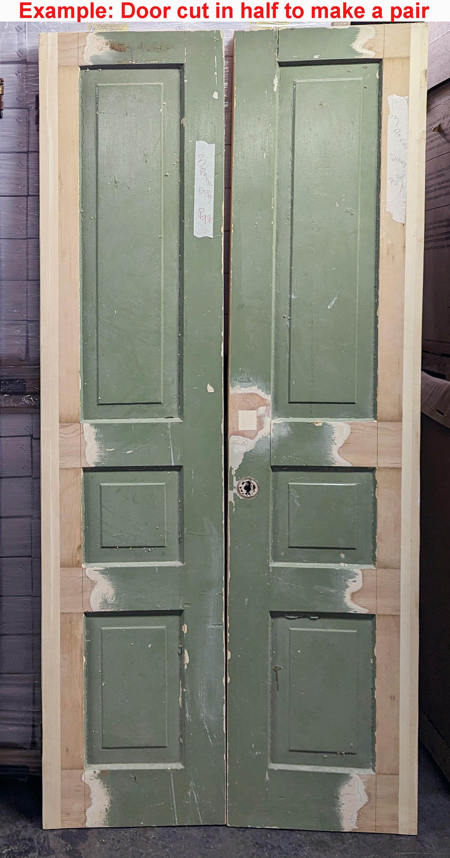 Kori Ritz 2 available 30"x77" Antique Vintage Old Salvaged Reclaimed Victorian Interior Wood Wooden Doors 4 Panels