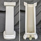 Vintage Old Salvaged Reclaimed "TOTO" Vitreous China Porcelain Bathroom Pedestal Sink w/ Hardware