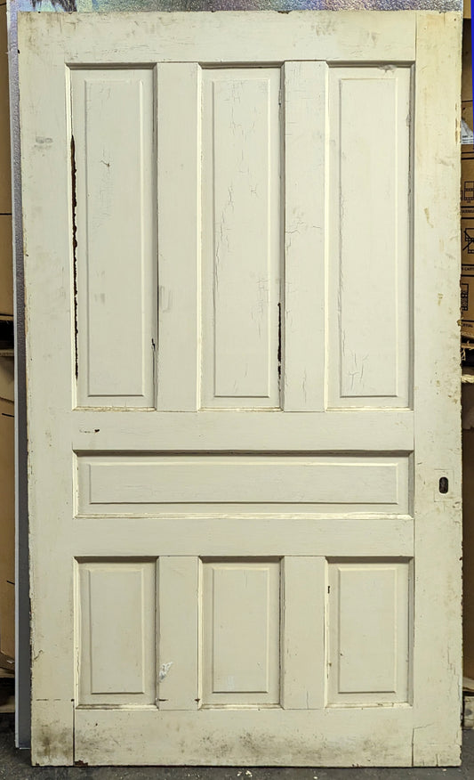 46"x81.5"x1.75" Antique Vintage Old Reclaimed Salvaged Victorian Wood Wooden Sliding Pocket Door Panels