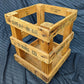 Vintage Antique Old "Great Bear Spring Co." Solid Pine Wood Wooden Crate Box Bin Table Foot Step Stool Plant Stand Side Accent Chair Seat Garden Bench