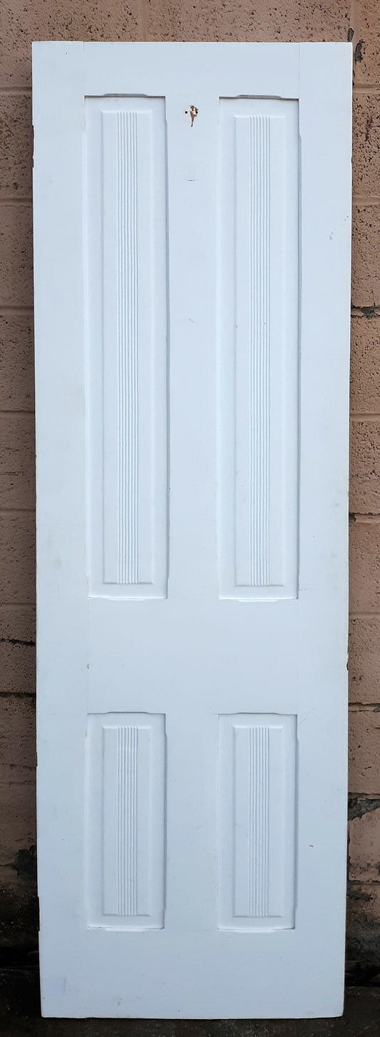24x78x1" Antique Vintage Old Reclaimed Salvaged Victorian SOLID Wood Wooden Closet Interior Door Panels