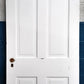 2 available 30"x77.5" Antique Vintage Old Reclaimed Salvaged Victorian Interior Wood Wooden Doors 4 Panels