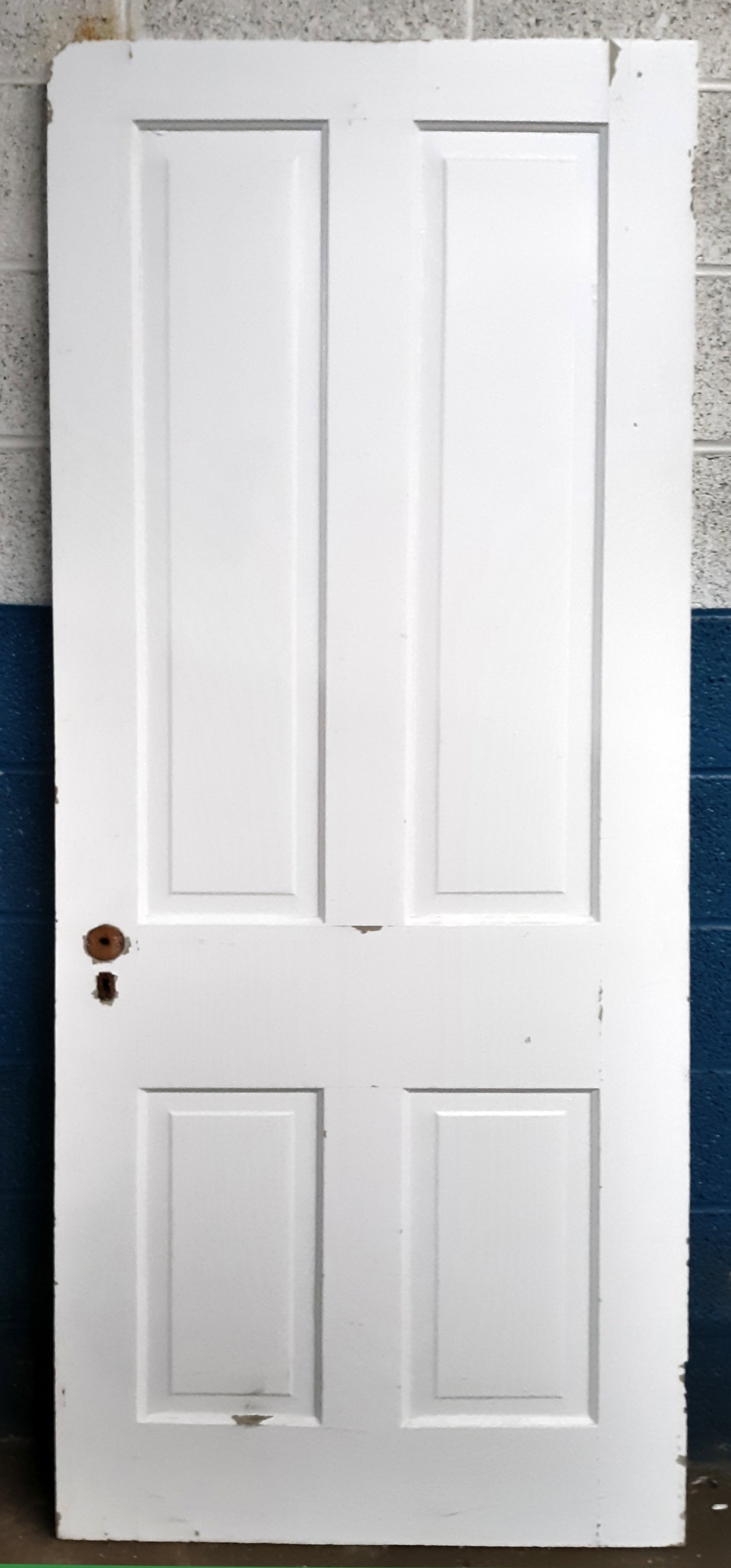 2 available 30"x77.5" Antique Vintage Old Reclaimed Salvaged Victorian Interior Wood Wooden Doors 4 Panels