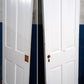 2 available 30"x77.5" Antique Vintage Old Reclaimed Salvaged Victorian Interior Wood Wooden Doors 4 Panels