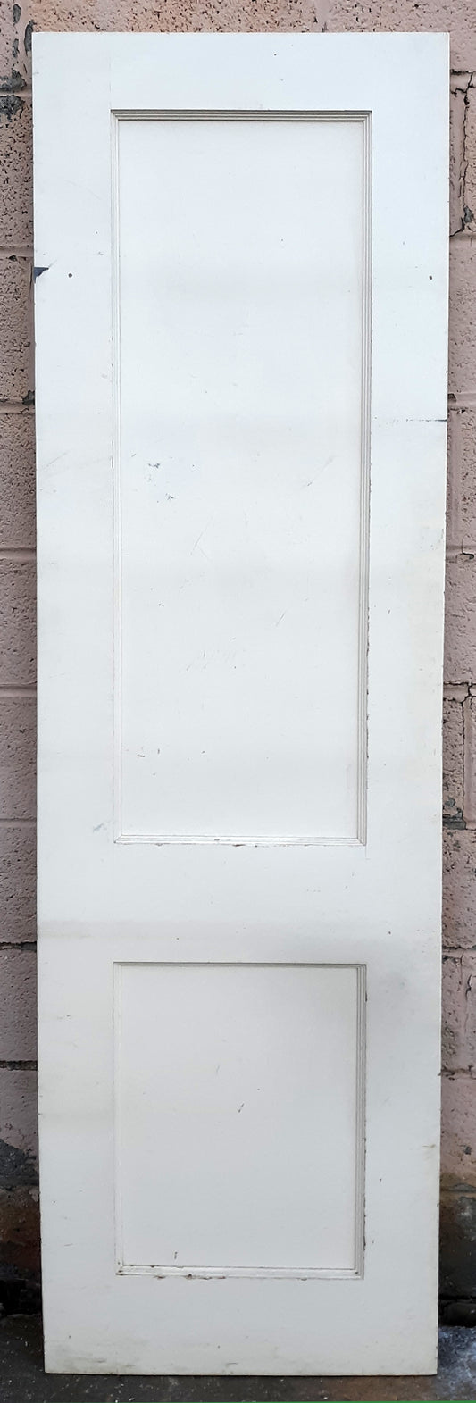 22"x77.5" Antique Vintage Old Reclaimed Salvaged Interior SOLID Wood Wooden Closet Pantry Door 2 Panels