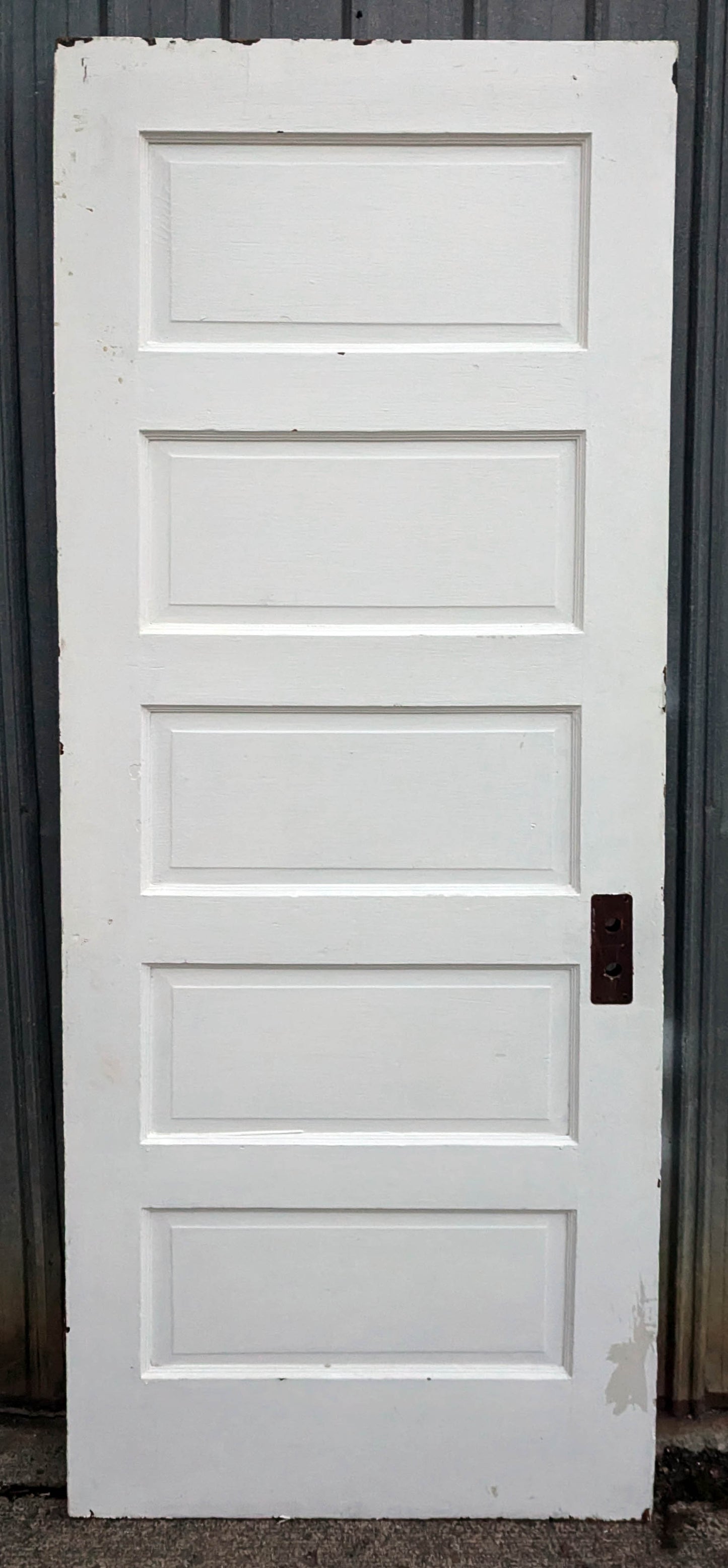 2 available 28"x77" Antique Vintage Old Reclaimed Salvaged Interior Wood Wooden Door 5 Panels