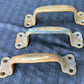 3 available 6" Vintage Antique Old Solid Heavy Cast Bronze Red Brass Closet Pantry Cabinet Door Dresser Desk Drawer Handle Pull