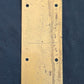 3.5"x15" Antique Vintage Old Salvaged Reclaimed SOLID Bronze Patina Swinging Door Push Plate w/Screws