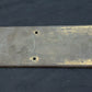 3.5"x15" HEAVY! 3 lbs Antique Vintage Old Reclaimed Salvaged SOLID Cast Brass Patina Swinging Door Push Cover Plate Escutcheon