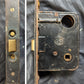 Antique Vintage Old Salvaged Reclaimed Yale Knights of Pythias Exterior Entry Door Set SOLID Bronze Brass Knob Plate Lock Lockset Key Neo Classical