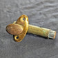 2 available Antique Vintage Old Salvaged Reclaimed Brass Steel Metal Door Privacy Mortise Lock Lockset Bolt Barrel Tube Cylinder Latch Set