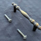 5 available Vintage New Old Stock Amerock Allison Franciscan Bar Dresser Drawer Pull Cabinet Door Handle Antique Brass Finish