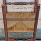 Antique Vintage Old Ladderback Shaker Style Reclaimed Salvaged SOLID Wood Wooden Dining Accent Desk Side Rush Rattan Seagrass Chair Seat